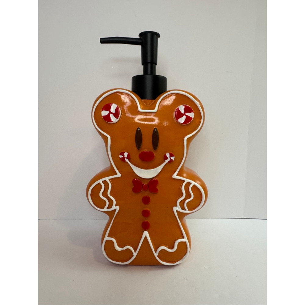 Cute Mickey Gingerbread Man Soap Dispenser
